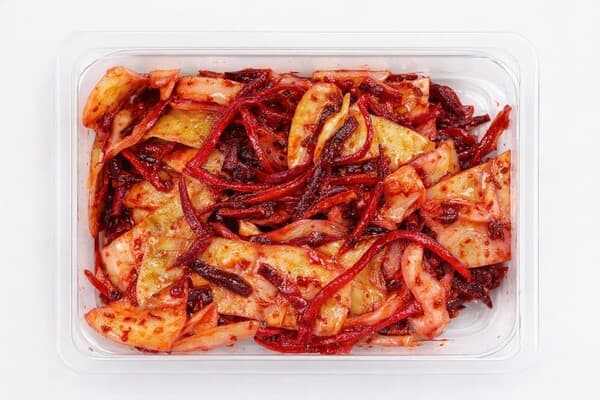 Салат «Капуста маринованная острая»