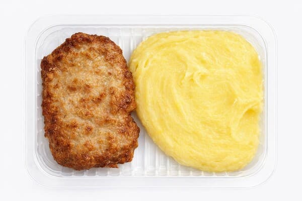 Котлета «По-хлыновски» с картофельным пюре