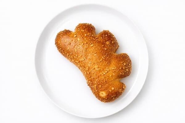 Булочка с повидлом и посыпкой