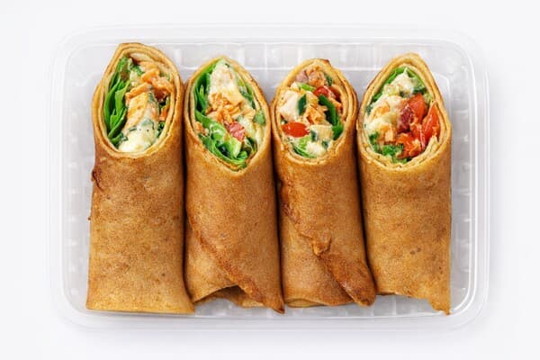Роллы блинные с курицей